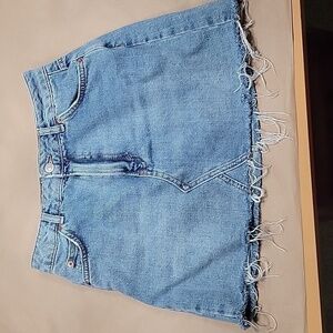 Topshop Moto Denim Skirt, Size 4, Excellent Condition, Worn Once.